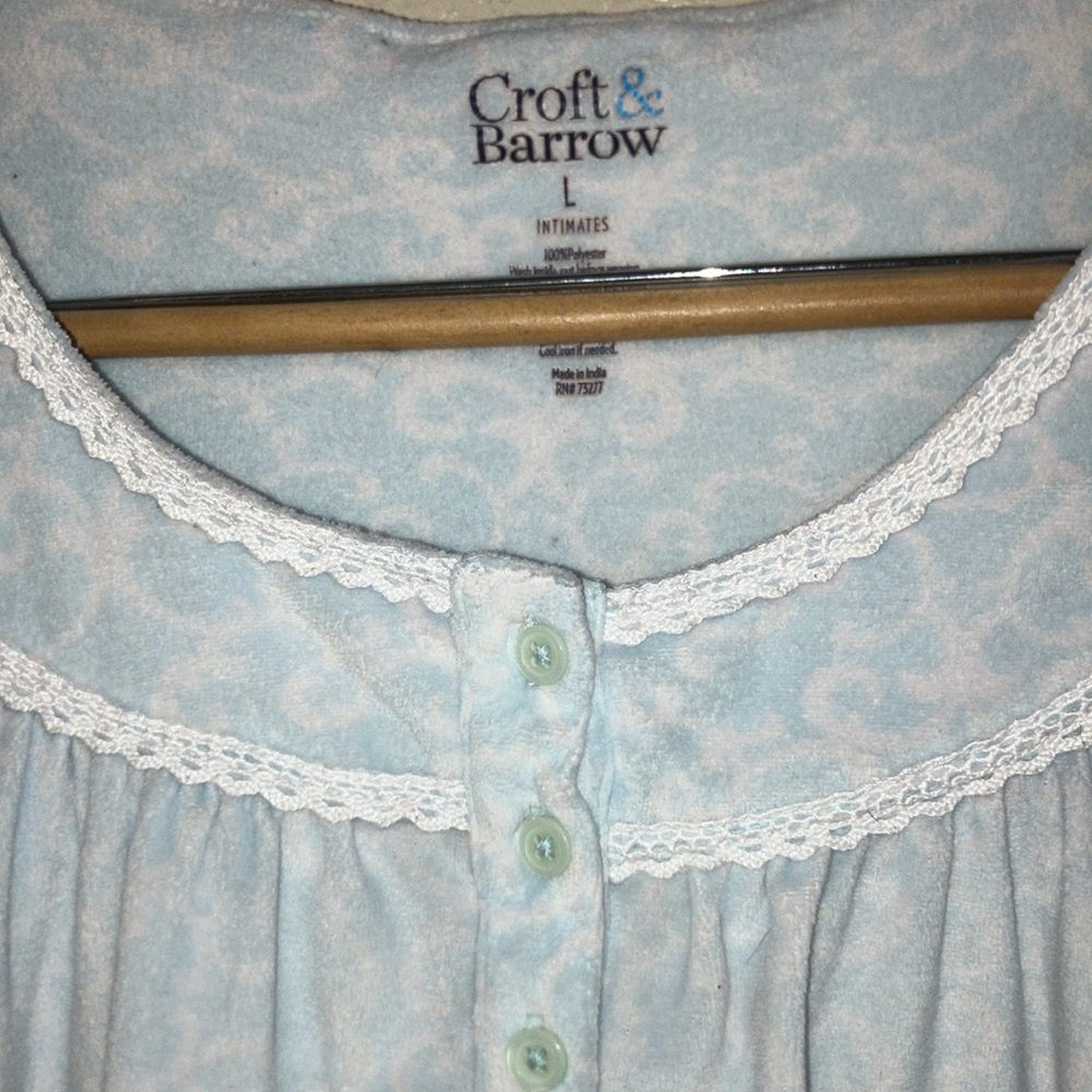 Croft & Barrow Light Blue Nightgown